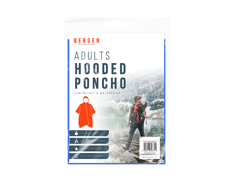 Adult Hooded Poncho