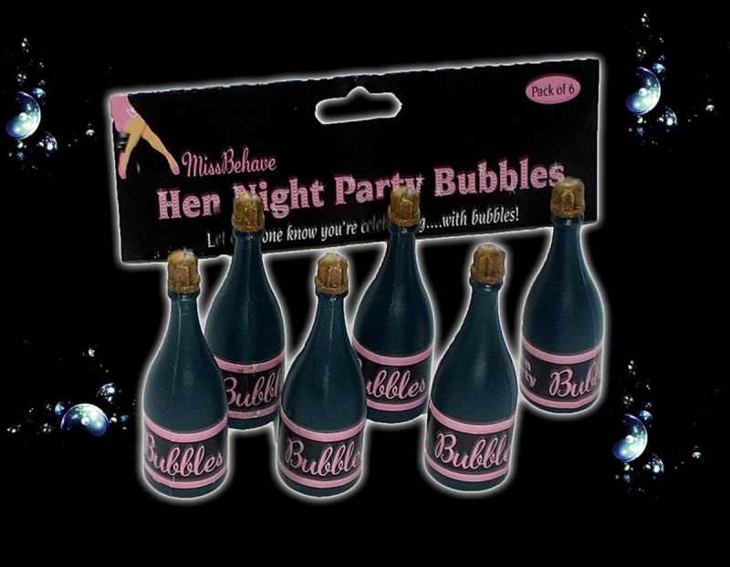 Hen Night Party Bubbles - Pack 6