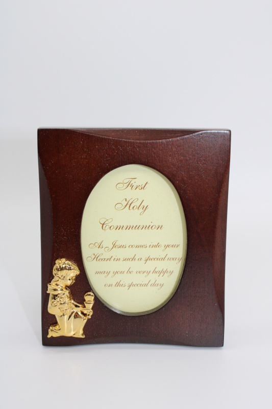 Wooden Photo Frame ~ Communion - Picture 3 of 3