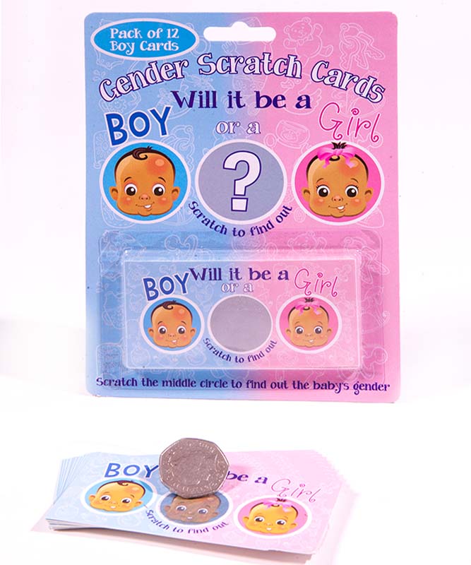 Gender Reveal Scratch Game ~ Boy / Girl