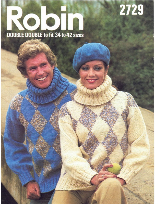 Vintage Robin Knitting Pattern 2729 - Jumper