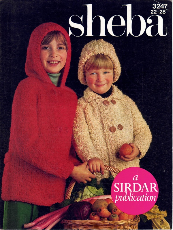 Vintage Sirdar Knitting Pattern No 3247: Childs Hat & Jacket with Collar or Hood