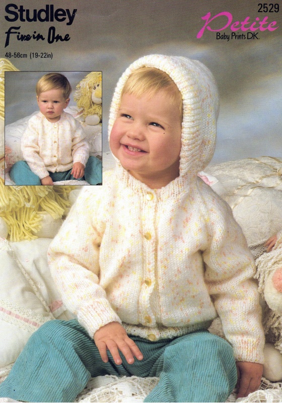 Vintage Studley Knitting Pattern No 2529: Baby's Jackets