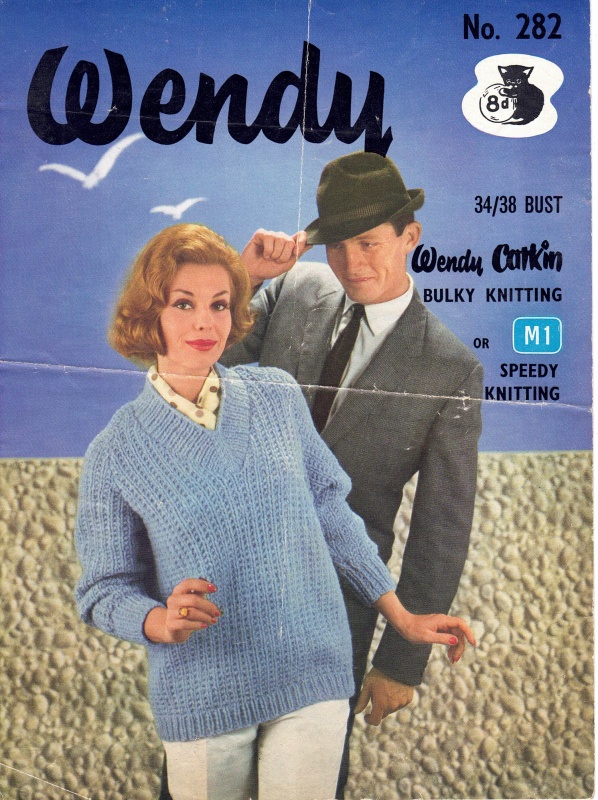 Vintage Wendy Knitting Pattern 282: Lady's Sweater