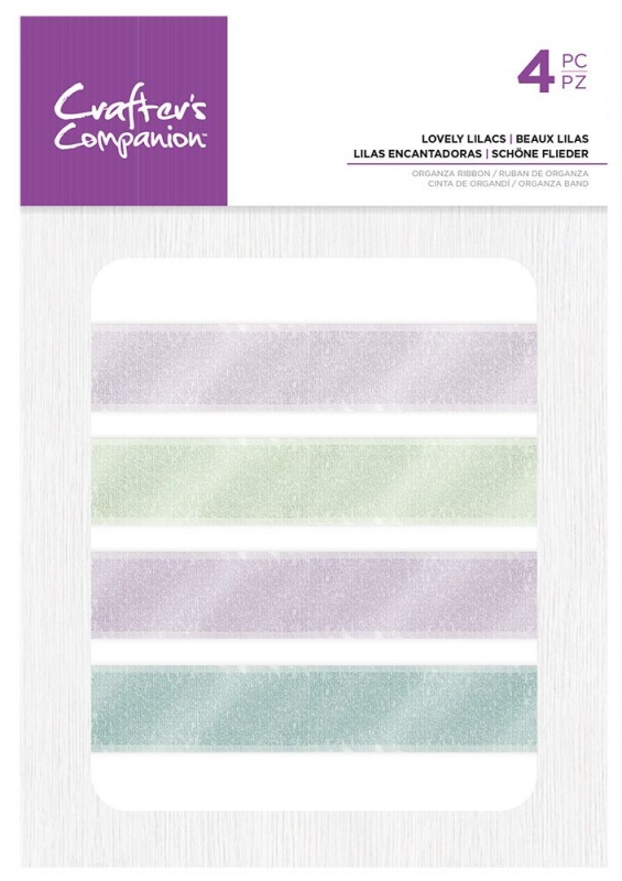 Crafters Companion Assorted Organza Ribbon ~ Lovely Lilacs