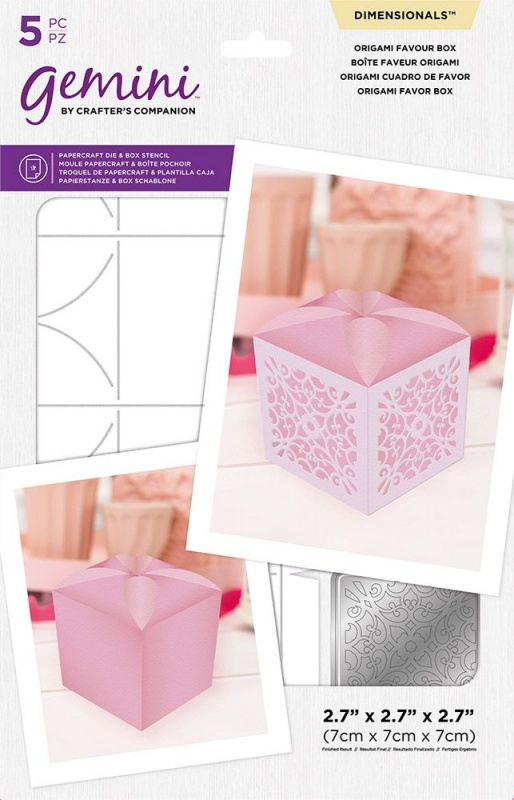 Gemini Dimensionals Die ~ Origami Favour Box