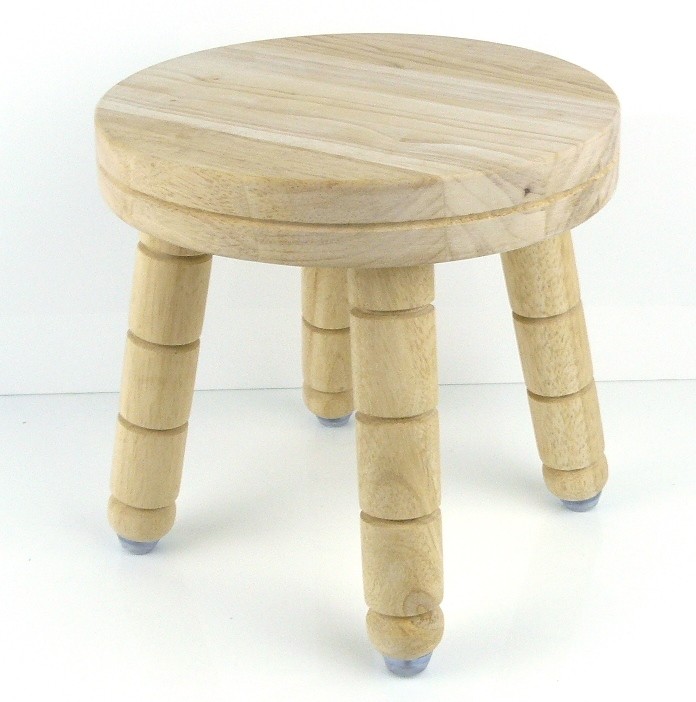 Personalised Childs Round Wooden Stool