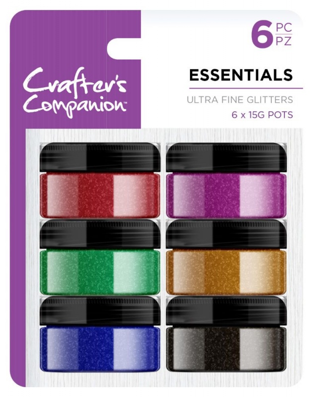 Crafters Companion Ultra Fine Glitters - 6 Pack