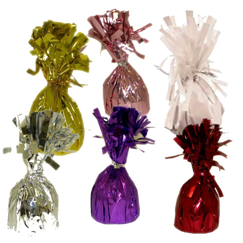 Foil Balloon Weights, Various Colours