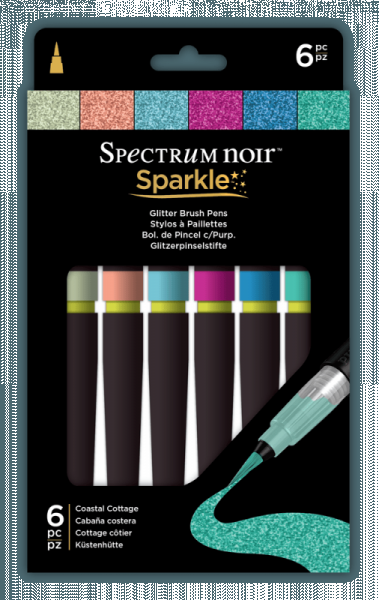 Spectrum Noir Sparkle (6PK) - Coastal Cottage