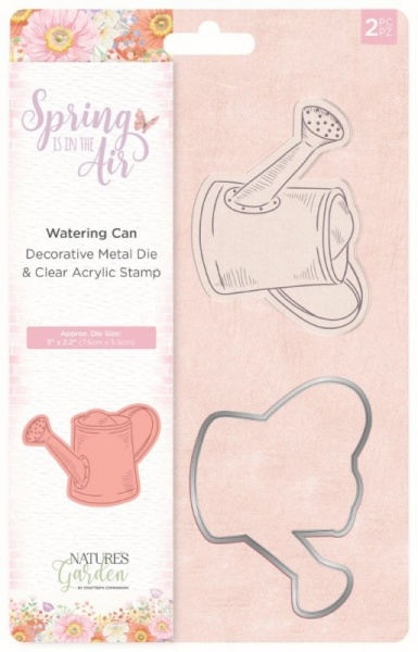 Natures Garden Spring is in the Air Stamp and Die - Watering Can