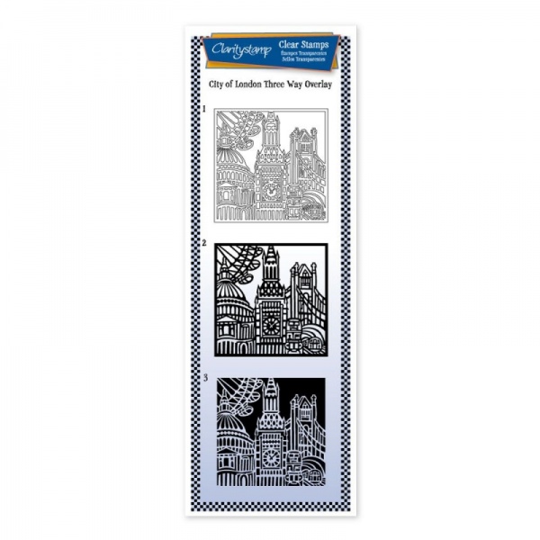 Claritystamp City Skyline - London Three Way Overlay Stamp Set