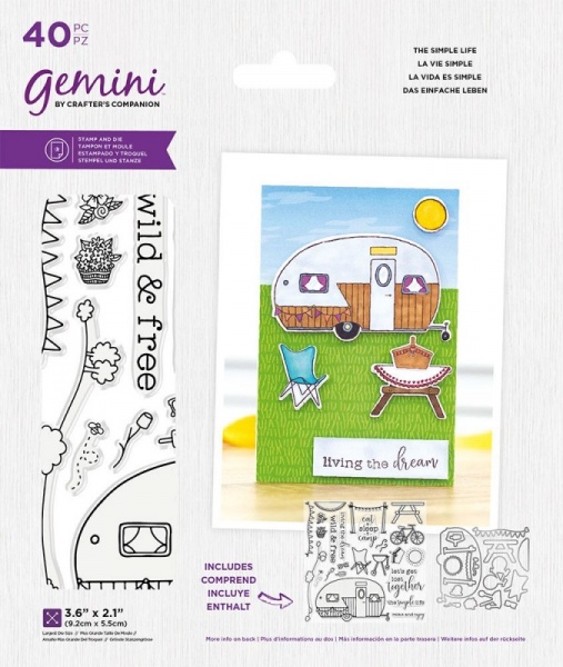 Gemini Staycation Stamp & Die Set ~ The Simple Life