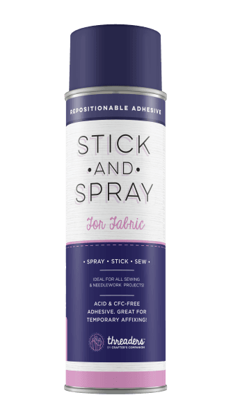 Crafters Companion Repositionable Stick & Spray Fabric Adhesive (DARK BLUE CAN)